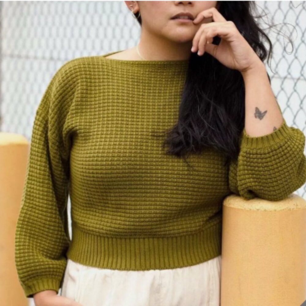 Curator SF Clove Sweater S/M Green Avocado